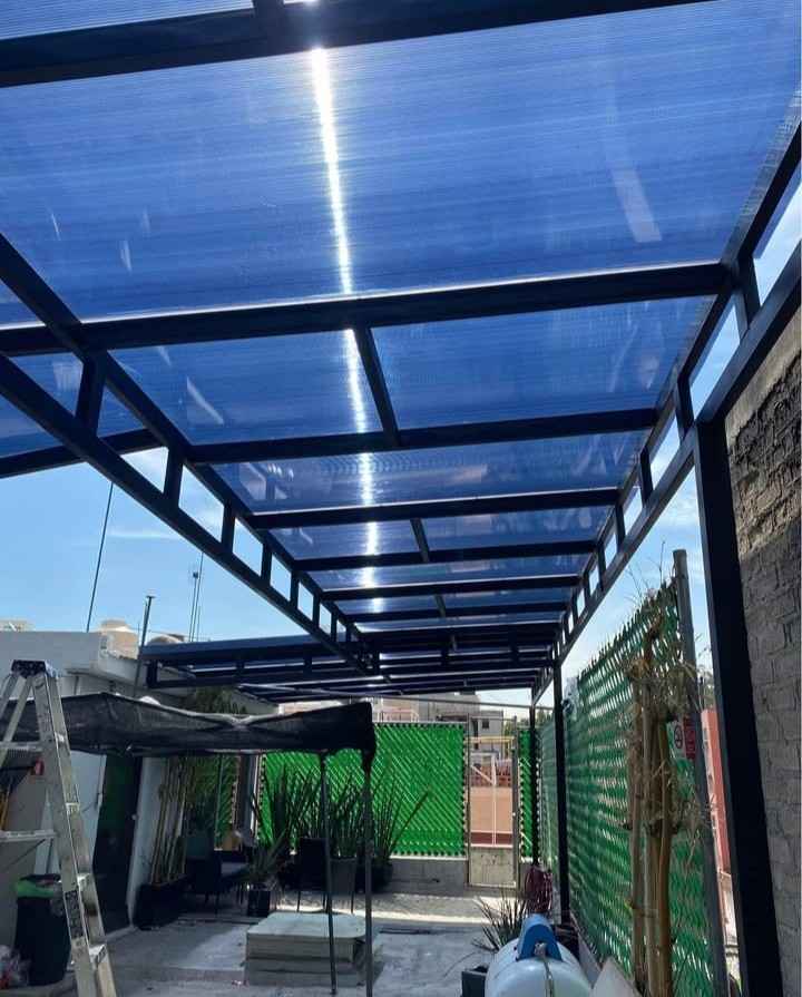 Instalación de pérgolas en Campeche