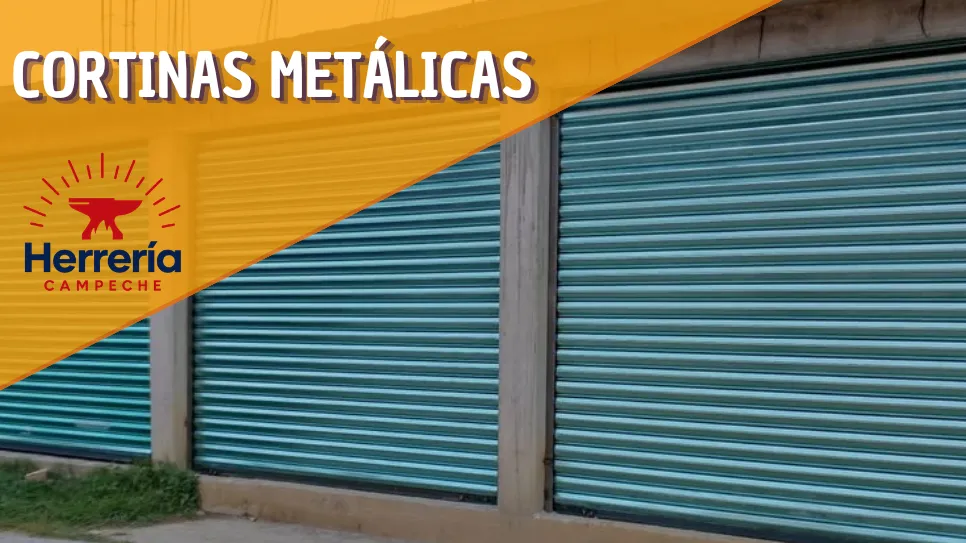 Cortinas enrollables para comercios en Campeche