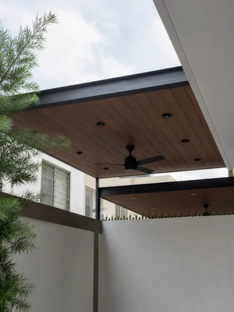 Pérgolas con madera sintética para terrazas en Campeche